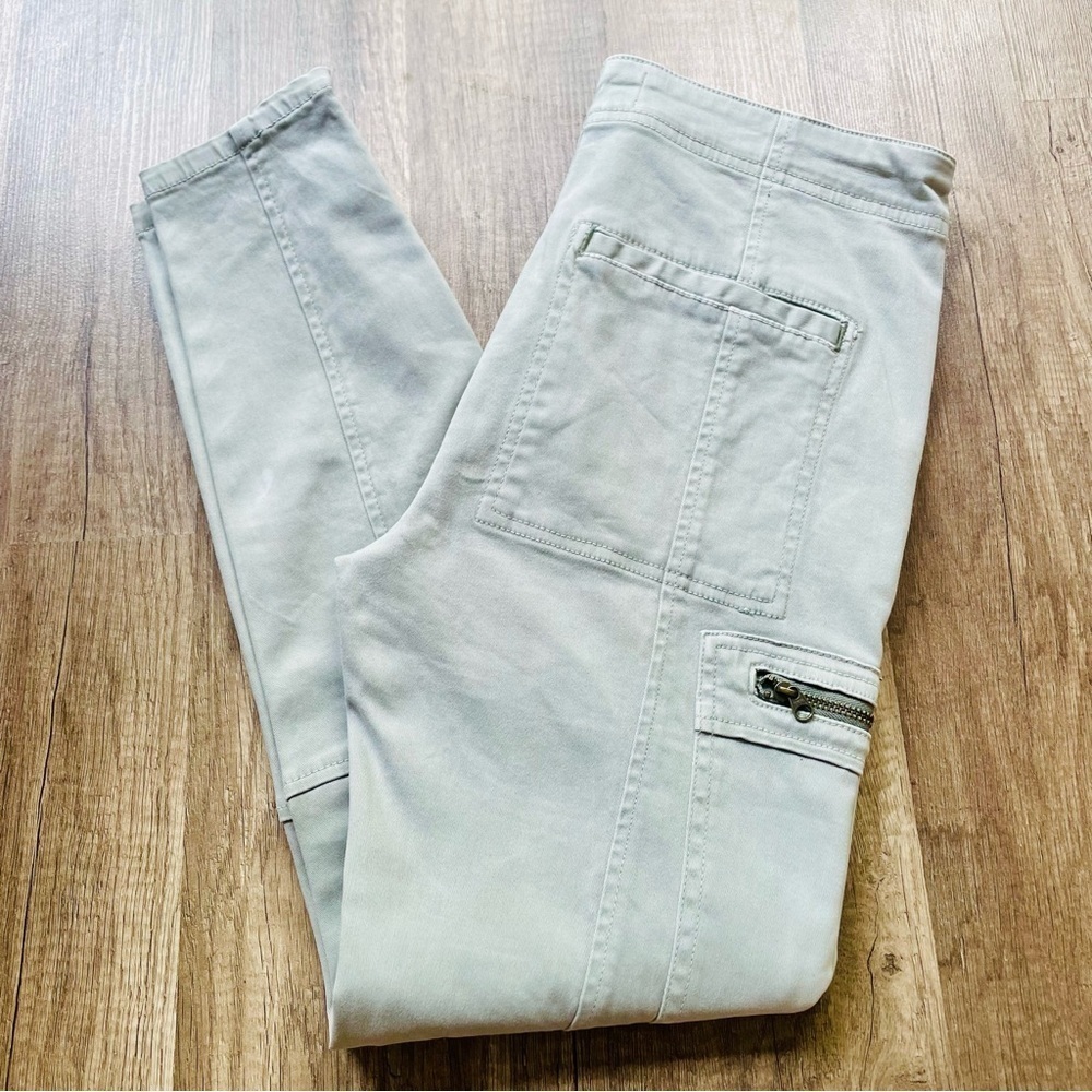 By Anthropologie Green Utility Pants Size 25 Petite - Picture 9 of 9